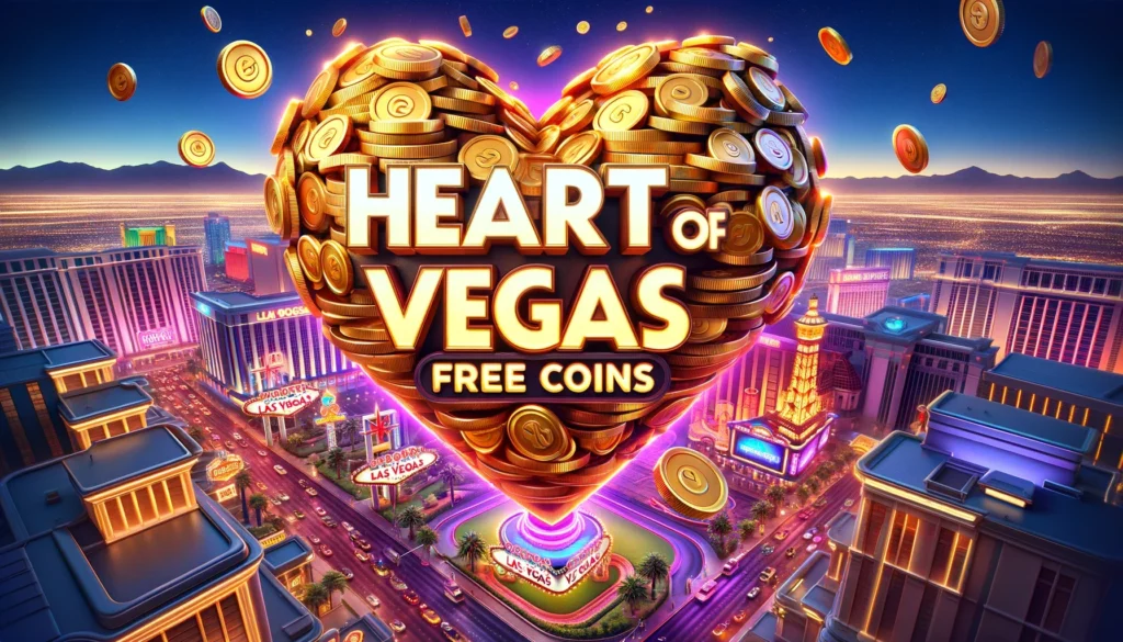 how to get free coins on heart of vegas